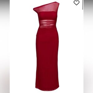 Princess Polly Red Mesh Set